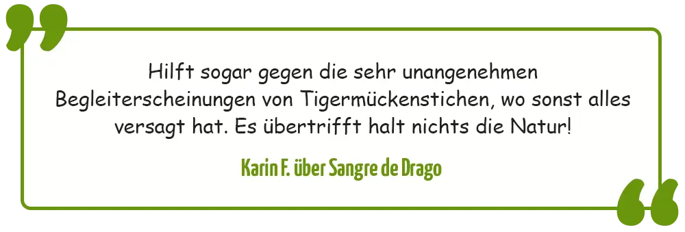 Sangre de Drago, Rohkostqualität 1 181105 Zitat Sangre